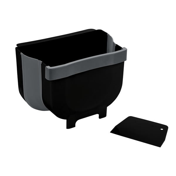Coș de gunoi suspendat Wenko Black Outdoor Kitchen Fago, 5 l, negru-image-2