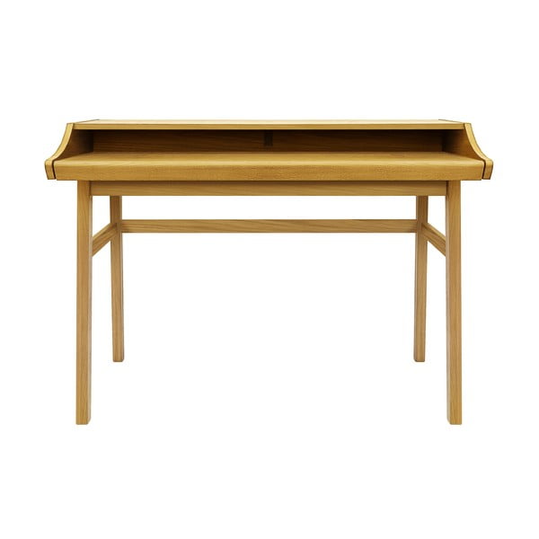 Birou de tip secretaire cu aspect de lemn de stejar 44x115 cm Carteret – Woodman