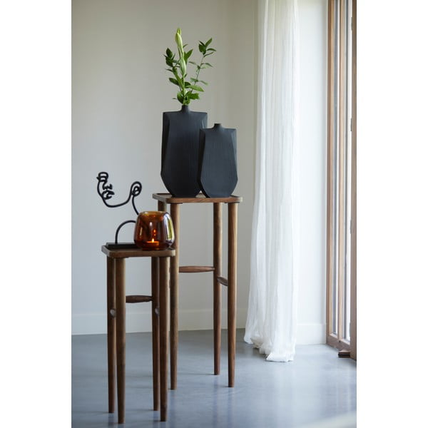 Măsuță auxiliară din lemn masiv de acacia 42x42 cm Qiano – Light & Living-image-1