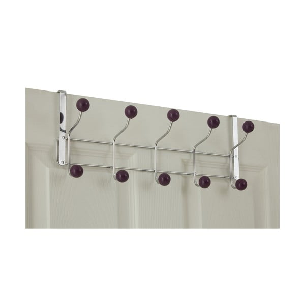 Cuier de ușă roșu-argintiu din metal 41 cm – Premier Housewares-image-4