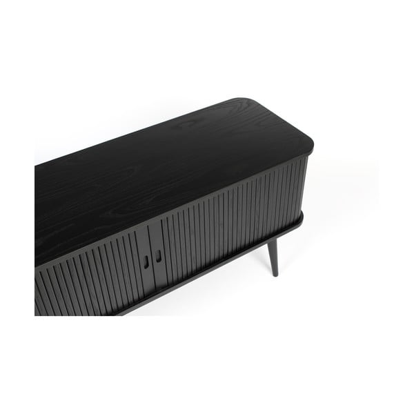 Comodă cu uși glisante Zuiver Barbier, negru-image-2