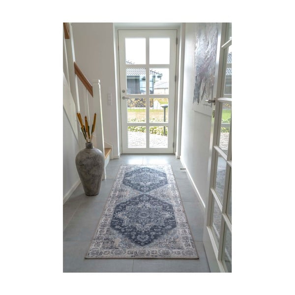 Covor albastru 200x80 cm Havana - House Nordic-image-2