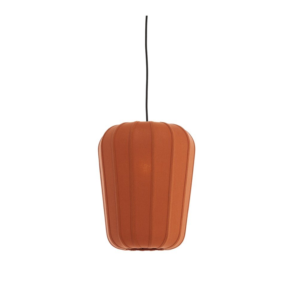 Lustră teracotă cu abajur textil ø 10 cm Bibury – Light &amp; Living