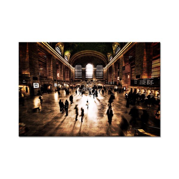 Tablou din sticlă Styler Grand Central, 120 x 80 cm