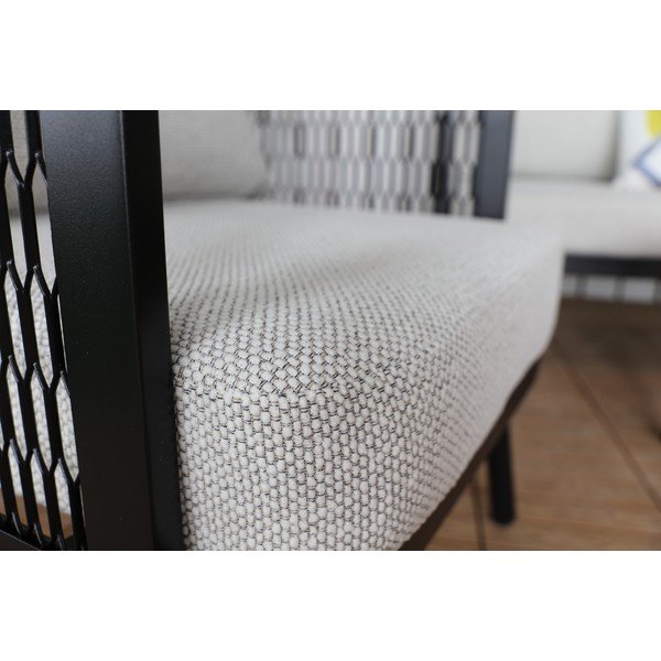 Fotoliu de grădină gri din metal Edinburgh Duo – Rojaplast-image-1