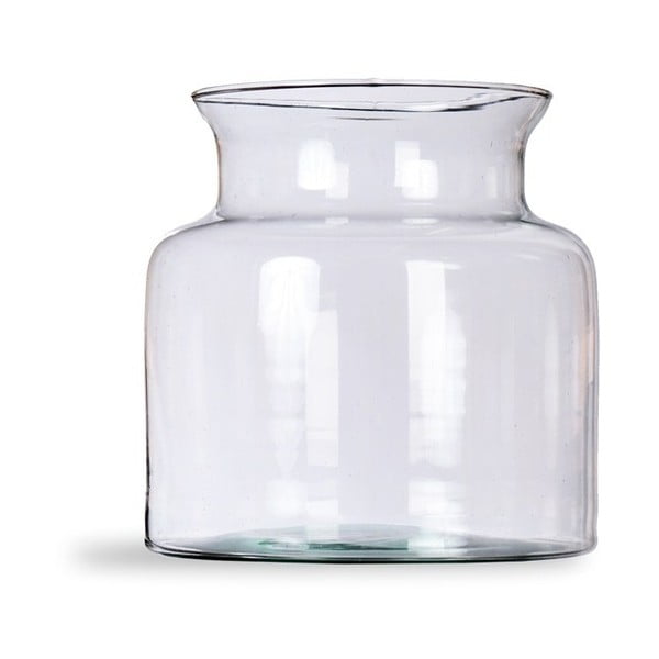 Vază din sticlă reciclată manual Garden Trading Broadwell, înălțime 25 cm