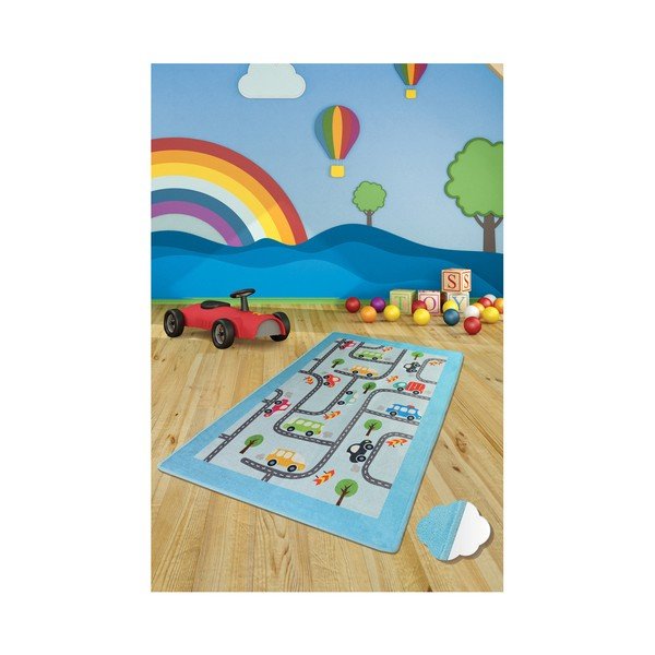Covor copii Baby Cars, 100 x 160 cm-image-1