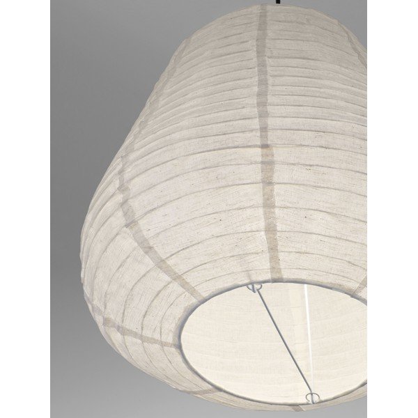 Lustră albă din in ø 50 cm Linnet – Nova Luce-image-2
