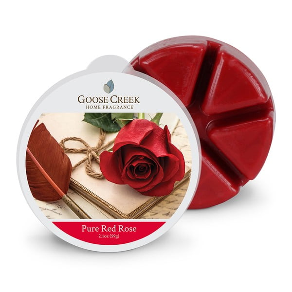 Ceară aromată pentru lămpi aromaterapie Groose Creek Pure Red Rose, 65 ore de ardere