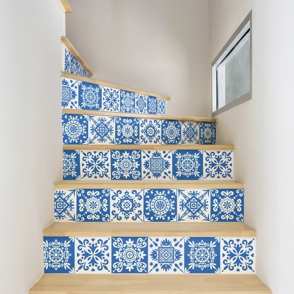 Set 2 autocolante pentru scări Ambiance Ambra, 105 x 15 cm