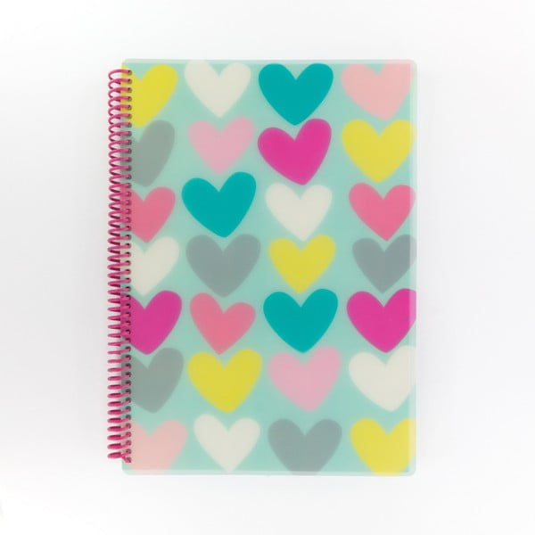 Caiet A4 GO Stationery Hearts Summer