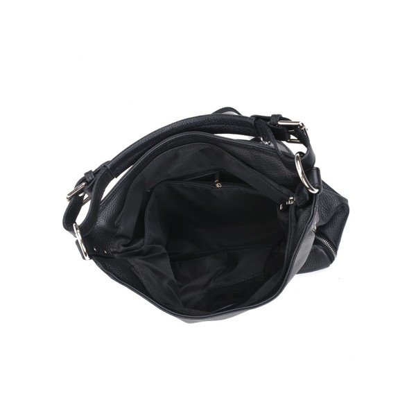 Geantă din piele Roberta M Munico, negru-image-1