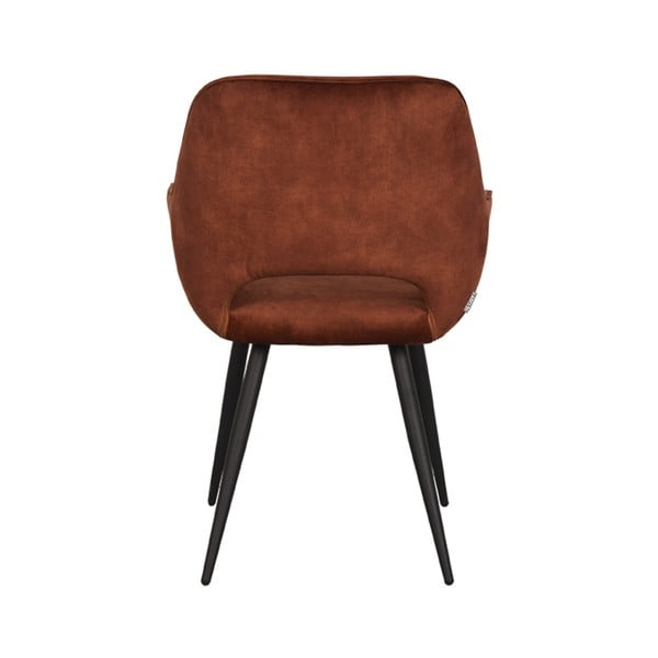 Scaune de dining maro coniac 2 buc. Fer – LABEL51-image-4