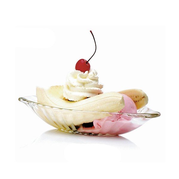 Set 2 platouri din sticlă Premier Housewares Banana Split-image-1