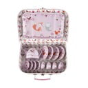Valijoară de picnic pentru copii Sass & Belle Woodland Friends, roz