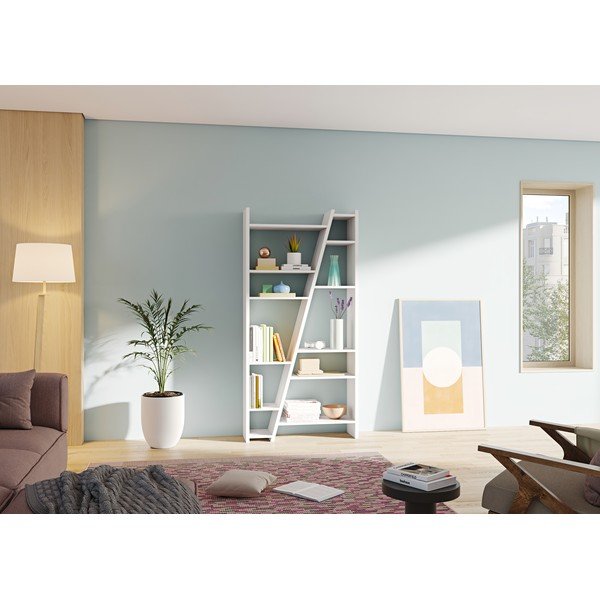 Bibliotecă TemaHome Delta 002, alb-image-1