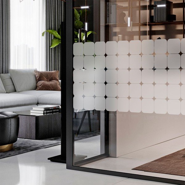 Autocolante pentru fereastră 50 buc. 10x10 cm Square Blackout – Ambiance-image-3