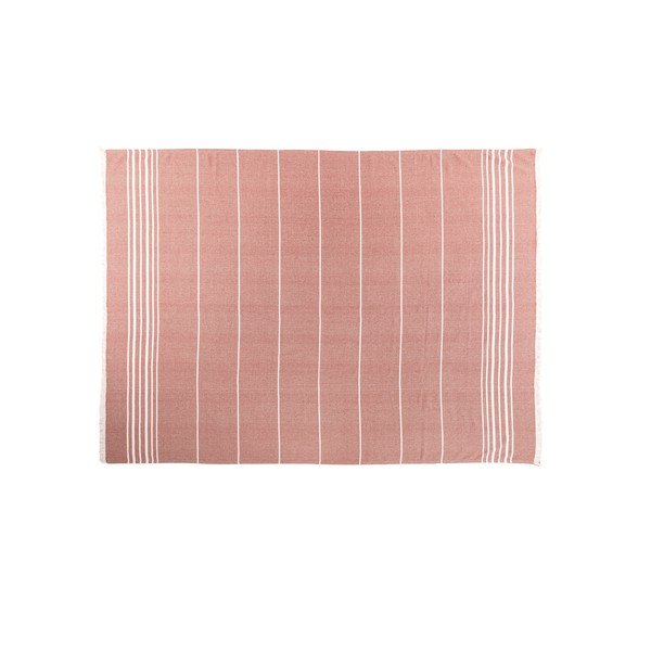 Pătură teracotă din bumbac 150x200 cm Solene – Tiseco Home Studio-image-2