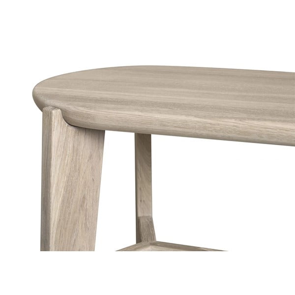 Scaun de bar în culoare naturală din lemn de stejar (înălțime șezut 75 cm) Eli – Blomus-image-3