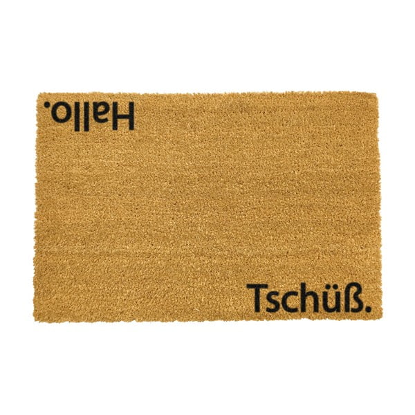 Covor intrare Artsy Doormats Hello Tschuss, 40 x 60 cm