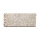 Covoraș de baie bej din material textil 50x120 cm Ricochet – douceur d'intérieur