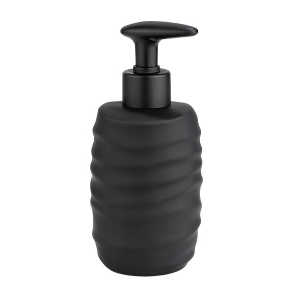 Dozator de săpun lichid negru din ceramică 400 ml Illana – Wenko