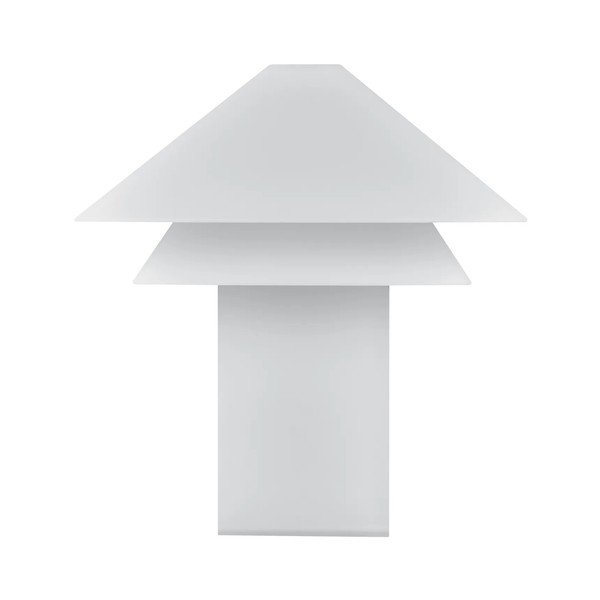 Veioză albă LED cu intensitate reglabilă cu abajur din metal (înălțime 33,5 cm) Sanaka – Blomus