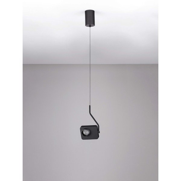 Lustră neagră LED cu structură flexibilă/cu intensitate reglabilă din aluminiu Kedros – Nova Luce-image-4