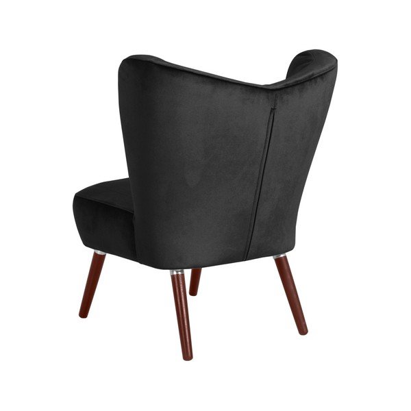 Fotoliu Max Winzer Sari Velvet, negru-image-1