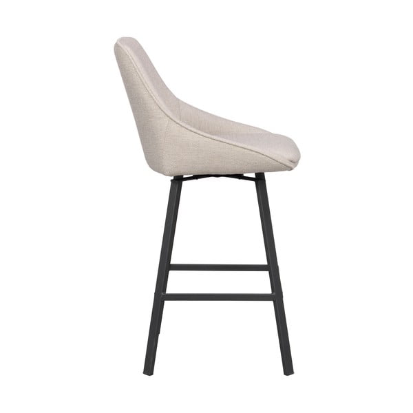 Scaune de bar bej 2 buc. (înălțime șezut 65 cm) Alison – Rowico-image-3