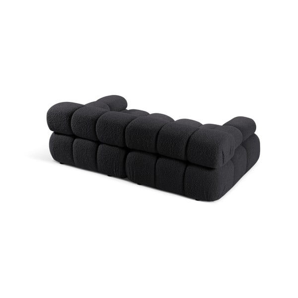 Canapea modulară gri antracit cu tapițerie din țesătură bouclé 188 cm Bellis – Micadoni Home-image-3