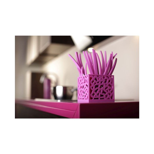 Set 24 tacâmuri cu suport Vialli Design Mia, mov-image-2