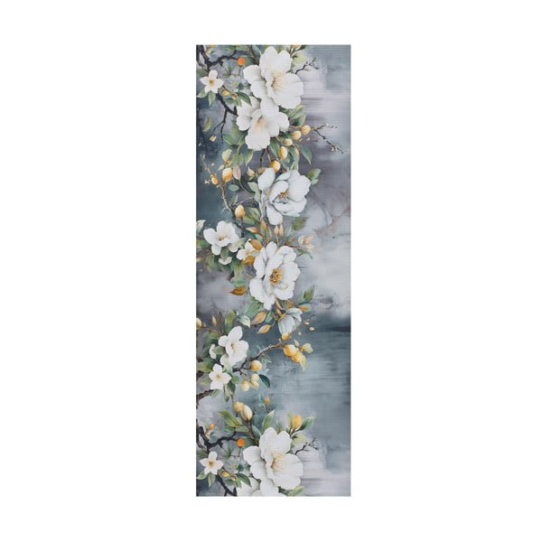 Covor tip traversă albastru lavabil 52x200 cm Ricci Sara – Universal