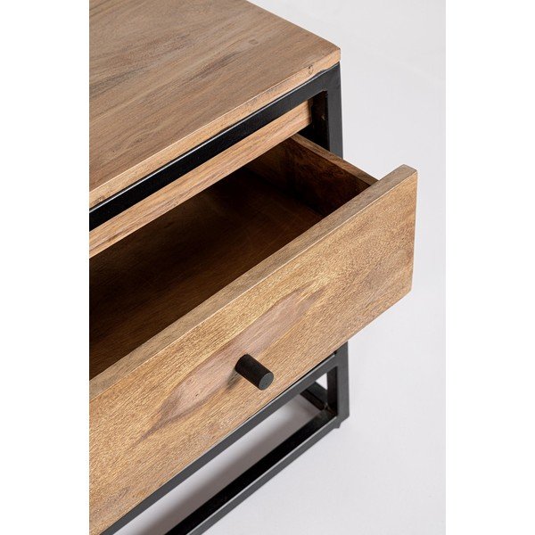 Comodă TV în culoare naturală din lemn de sheesham 175x50x45 cm Nartan – Bizzotto-image-1