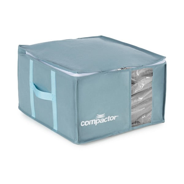 Cutie de depozitare pentru haine din plastic cu vacuum 42x40x25 cm Blue Edition – Compactor