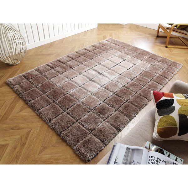 Covor Flair Rugs Cube, 120 x 170 cm, maro-image-4