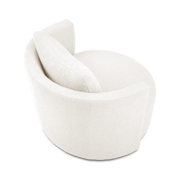 Fotoliu pivotant Interieurs 86 Nael, alb-image-3