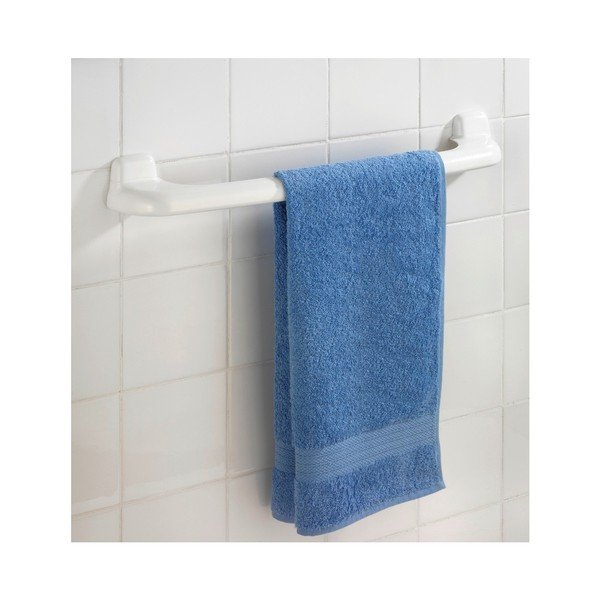 Suport de perete pentru prosoape Wenko Pure, alb-image-1