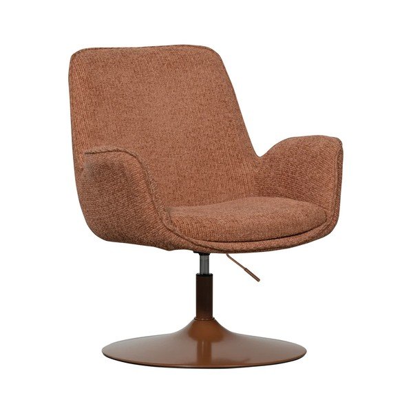 Fotoliu portocaliu cu șezut cu înălțime ajustabilă Marten – WOOOD