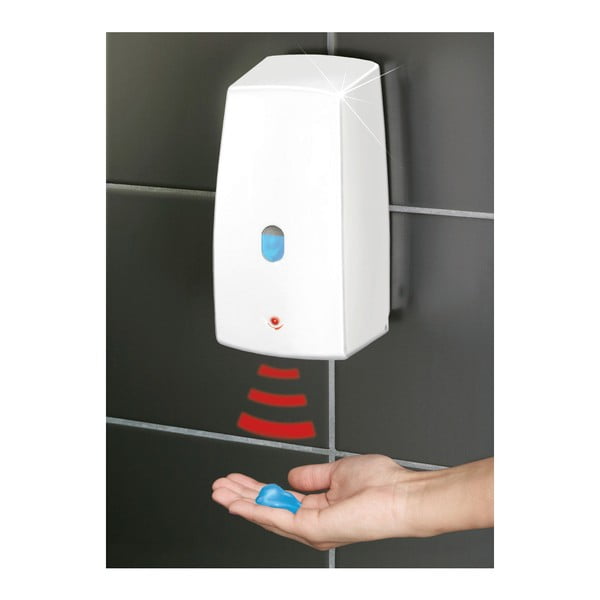 Dozator săpun cu senzor infraroșu Wenko Treviso, alb-image-1