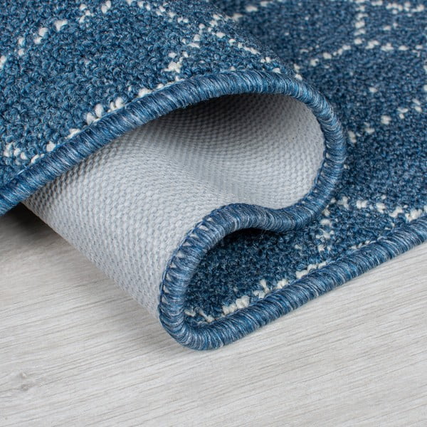 Covor tip traversă albastru închis lavabil 57x230 cm Argyll – Flair Rugs-image-2