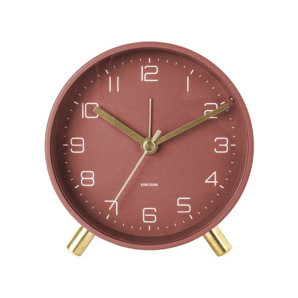 Ceas cu alarmă Karlsson Lofty, ø 11 cm, roșu-image-1