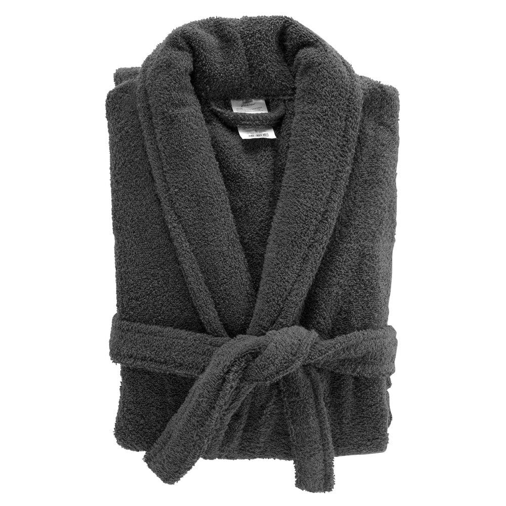 Halat gri antracit M din bumbac Tendresse – douceur d\'intérieur