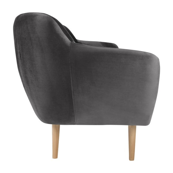 Canapea cu 3 locuri Mazzini Sofas BENITO, gri deschis-image-4