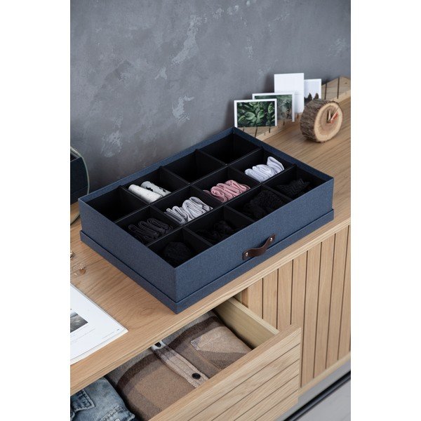 Cutie cu compartimente Bigso Box din Suedia Jakob, albastru-image-1