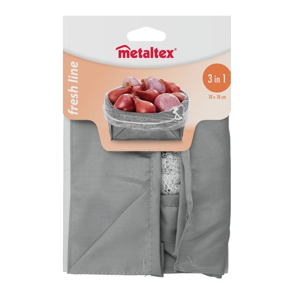 Cutie depozitare pliabilă pentru alimente Metaltex, 18 x 18 cm-image-3