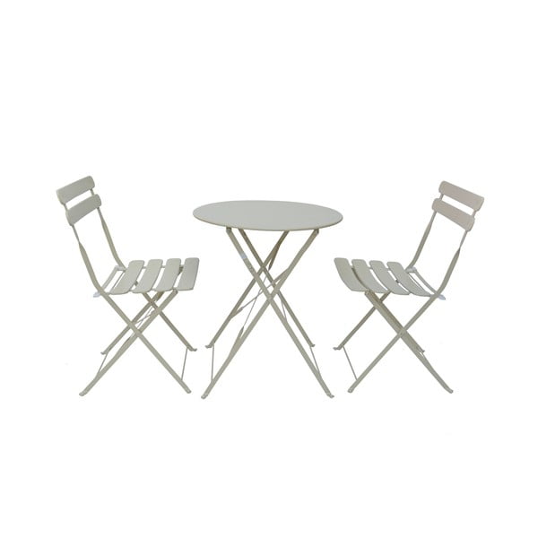 Set de dining pentru grădină bej pentru 2 persoane Bistro - Rojaplast-image-2