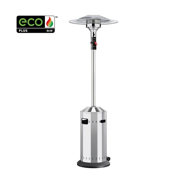 Lampă încălzitor terasă cu gaz ENDERS Elegance, argintiu-image-4