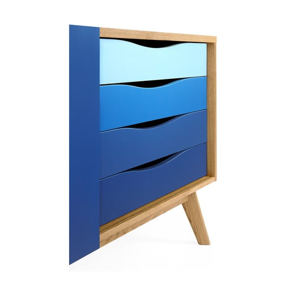 Comodă Woodman Avon, albastru-image-4