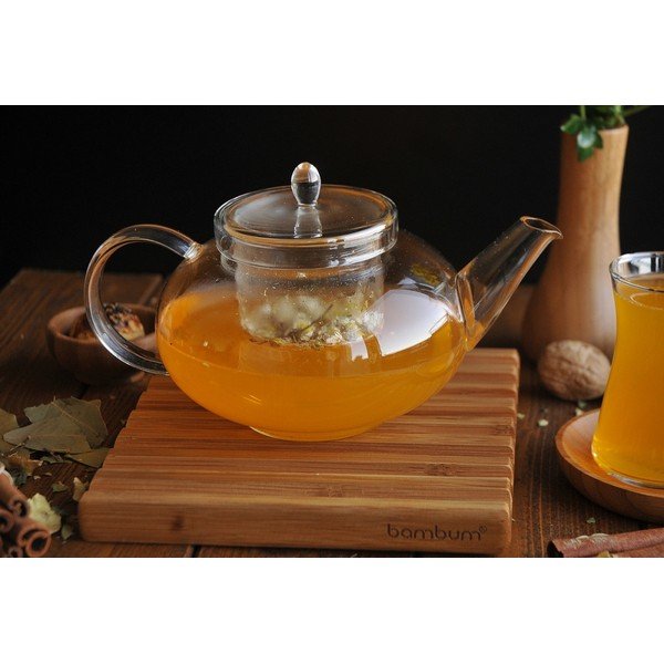 Ceainic de sticlă Mimosa, 800 ml-image-2